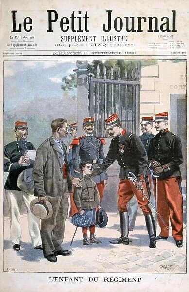 The child of the regiment, 1898. Artist: F Meaulle