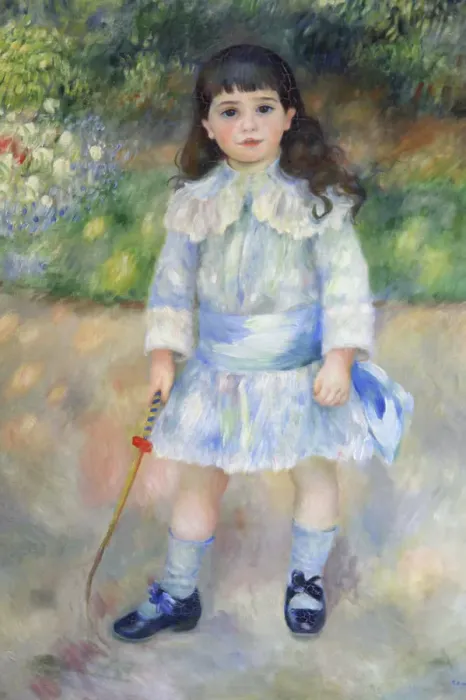 Framed Print : Child with Whip, 1885. Artist: Pierre-Auguste Renoir Framed Print : Child with Whip, 1885. Artist: Pierre-Auguste Renoir