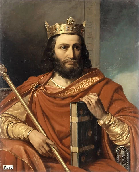 Childebert I, King of the Franks. Artist: Bezard, Jean Louis (1799-1881)