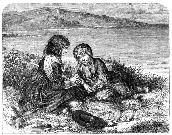 Framed Print : Children of the Coast, by E. J. Cobbett, in the Exhibition of the Society of British Artists, 1862 Creator: E. Skill. Children of the Coast, by E. J. Cobbett, in the Exhibition of the Society of British Artists, 1862 Creator: E. Skill Framed Print : Children of the Coast, by E. J. Cobbett, in the Exhibition of the Society of British Artists, 1862 Creator: E. Skill. Children of the Coast, by E. J. Cobbett, in the Exhibition of the Society of British Artists, 1862 Creator: E. Skill