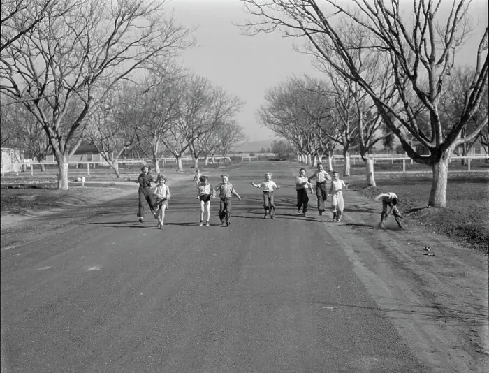 Framed Print : Children at the El Monte subsistence homesteads, California, 1936. Creator: Dorothea Lange Framed Print : Children at the El Monte subsistence homesteads, California, 1936. Creator: Dorothea Lange