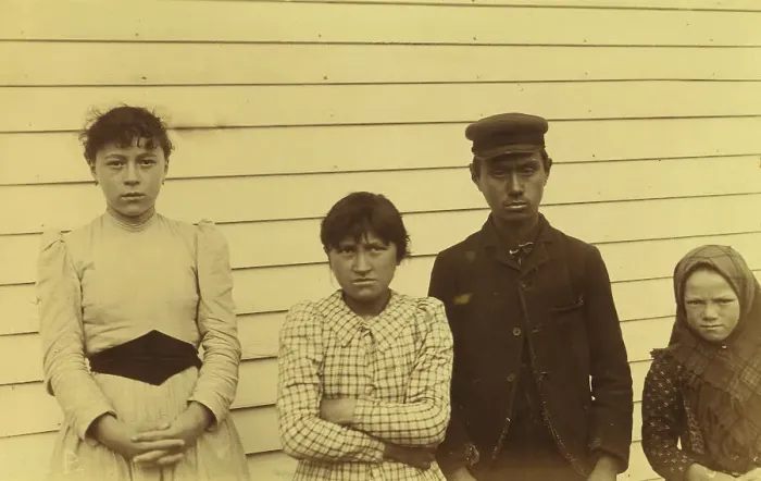 Framed Print : Children - Kadiack [ie, Kodiak] Island []  / , 1894 or 1895. Creator: Alfred Lee Broadbent