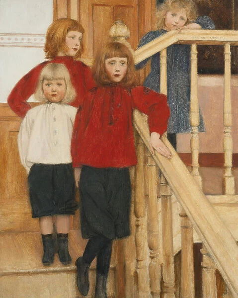 The Children of Monsieur Neve. Artist: Khnopff, Fernand (1858-1921)