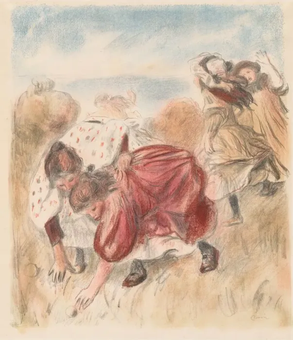 Framed Print : Children Playing Ball, 1900. Creator: Pierre-Auguste Renoir (French, 1841-1919) Framed Print : Children Playing Ball, 1900. Creator: Pierre-Auguste Renoir (French, 1841-1919)