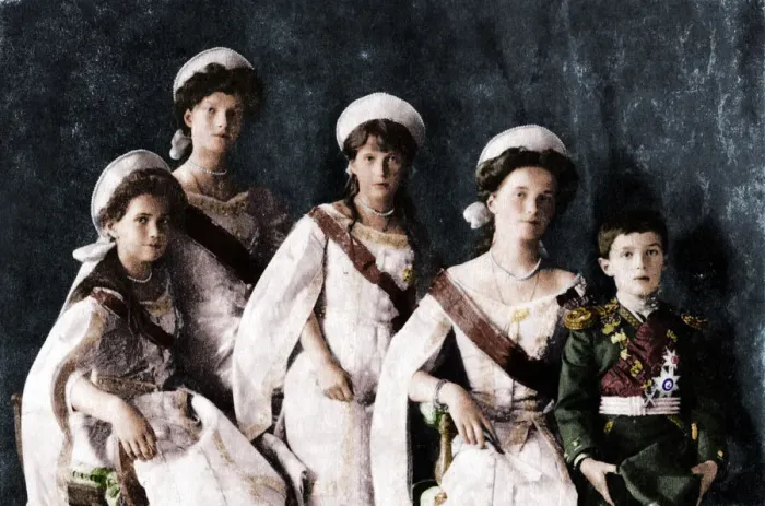 Framed Print : Children of Tsar Nicholas II of Russia, c1910 Framed Print : Children of Tsar Nicholas II of Russia, c1910