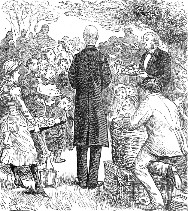 Framed Print : Children's Day in the Country: Preliminaries, 1881. Creator: Unknown. Children's Day in the Country: Preliminaries, 1881. Creator: Unknown Framed Print : Children's Day in the Country: Preliminaries, 1881. Creator: Unknown. Children's Day in the Country: Preliminaries, 1881. Creator: Unknown