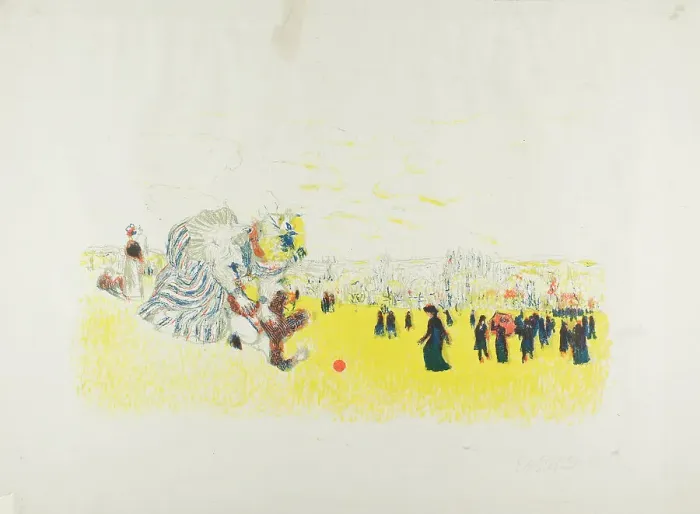 Framed Print : Children's Games, 1897. Creator: Edouard Vuillard Framed Print : Children's Games, 1897. Creator: Edouard Vuillard