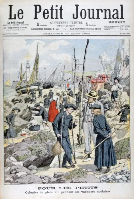 Framed Print : Childrens Holiday Camp during School Holidays, 1903 Framed Print : Childrens Holiday Camp during School Holidays, 1903