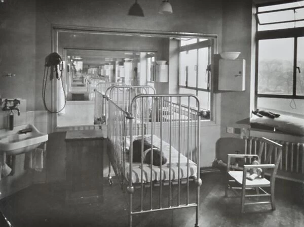 Childrens isolation wards, Brook General Hospital, London, 1948