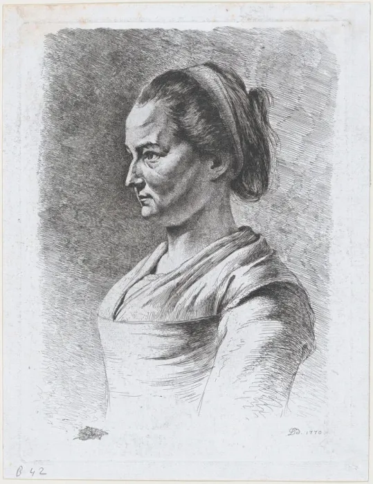 Framed Print : The Childrens Nurse Josephine, 1770. Creator: Jean-Jacques de Boissieu Framed Print : The Childrens Nurse Josephine, 1770. Creator: Jean-Jacques de Boissieu