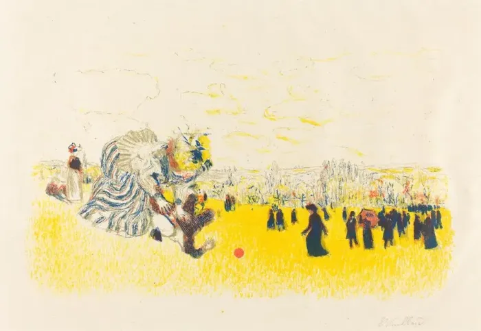 Framed Print : Childrens Pastime (Jeux d enfants), published 1897. Creator: Edouard Vuillard Framed Print : Childrens Pastime (Jeux d enfants), published 1897. Creator: Edouard Vuillard