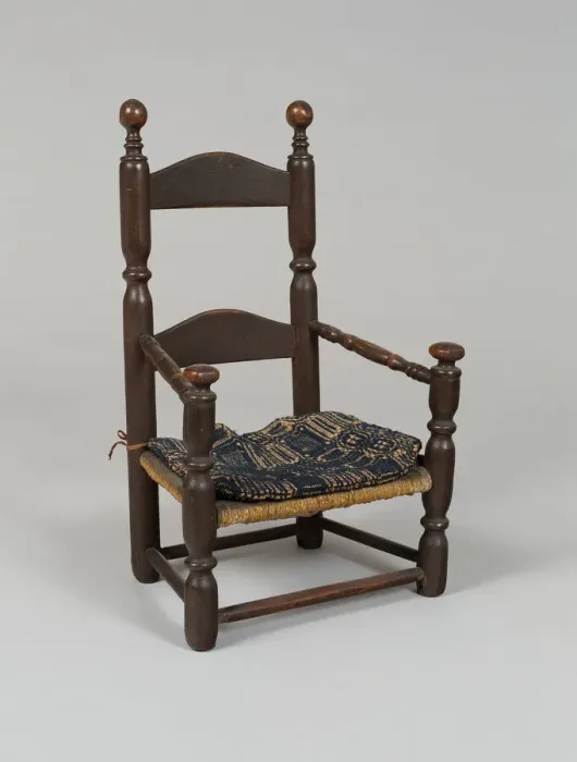 Framed Print : Childs Armchair, 1690-1710. Creator: Unknown Framed Print : Childs Armchair, 1690-1710. Creator: Unknown