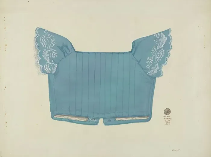 Framed Print : Child's Bodice, c. 1940. Creator: Irene M. Burge Framed Print : Child's Bodice, c. 1940. Creator: Irene M. Burge