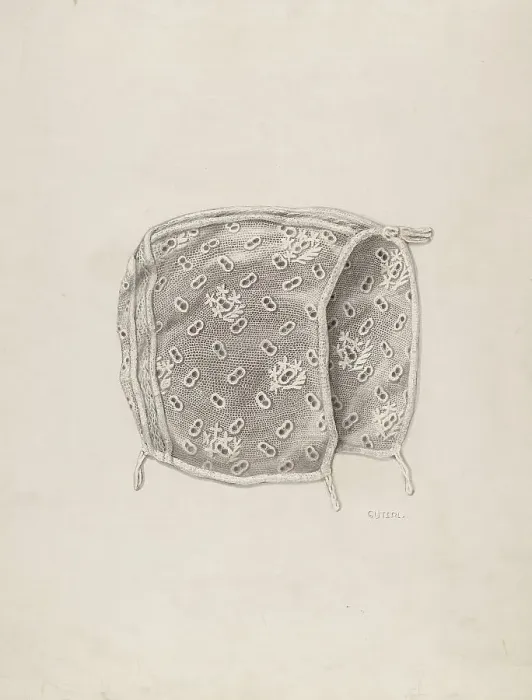 Framed Print : Child's Cap, c. 1938. Creator: Raymond Guterl Framed Print : Child's Cap, c. 1938. Creator: Raymond Guterl