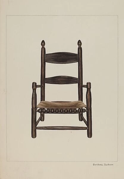 Childs Chair, c. 1937. Creator: Gordena Jackson