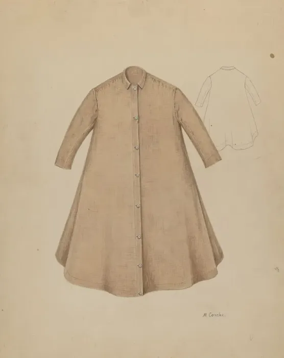 Framed Print : Childs Coat, c. 1937. Creator: Margaret Concha Framed Print : Childs Coat, c. 1937. Creator: Margaret Concha