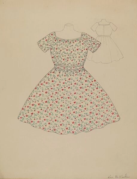 Childs Dress, c. 1936. Creator: Catherine Fowler