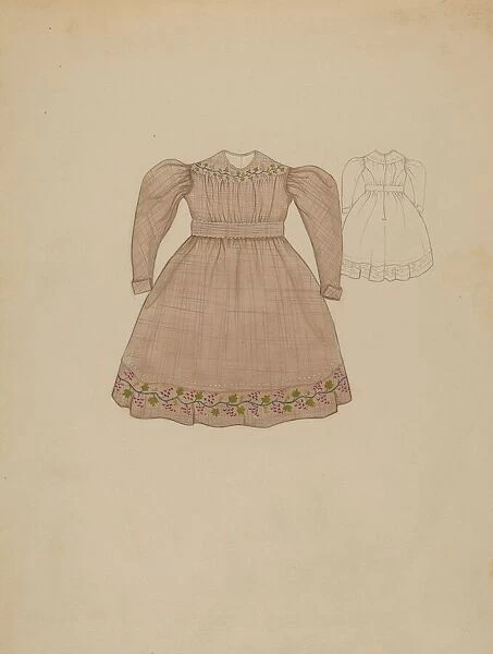 Childs Dress, c. 1936. Creator: Dorothy Gernon