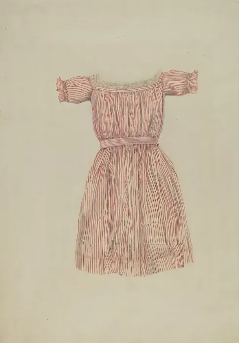 Framed Print : Child's Dress, c. 1937. Creator: Lucien Verbeke Framed Print : Child's Dress, c. 1937. Creator: Lucien Verbeke
