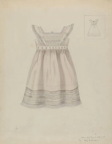 Childs Dress, c. 1937. Creator: Mary E Humes