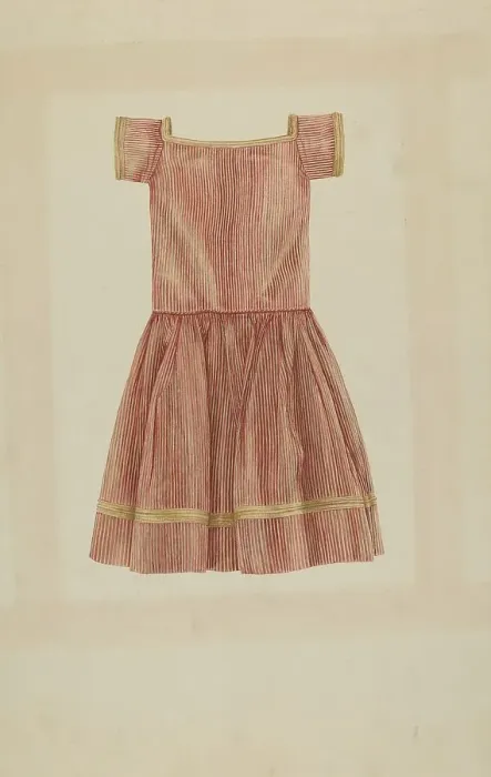 Framed Print : Child's Dress, c. 1938. Creator: Lucien Verbeke Framed Print : Child's Dress, c. 1938. Creator: Lucien Verbeke