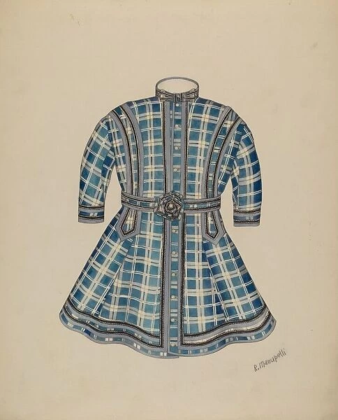 Childs Dress, c. 1938. Creator: Raymond Manupelli