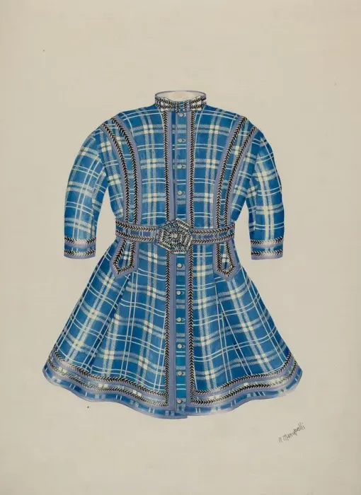 Framed Print : Childs Dress, c. 1939. Creator: Raymond Manupelli Framed Print : Childs Dress, c. 1939. Creator: Raymond Manupelli