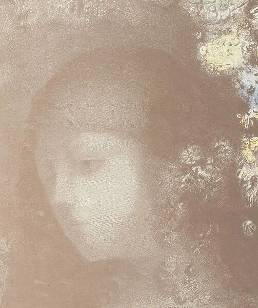 Childs Head with Flowers (Tete d enfant avec fleurs), 1897