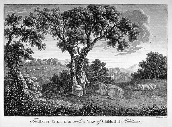 Childs Hill, Hampstead Heath, London, 1786. Artist: John Peltro