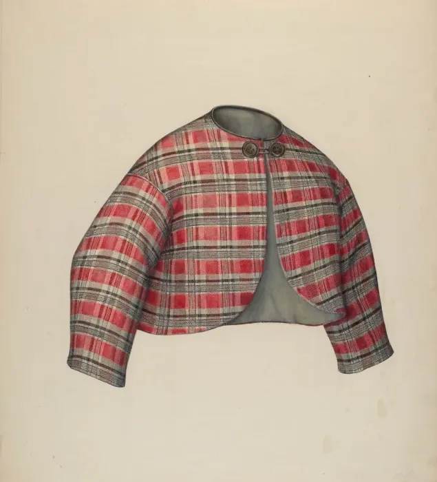 Framed Print : Childs Jacket, 1935 / 1942. Creator: Julie C Brush Framed Print : Childs Jacket, 1935 / 1942. Creator: Julie C Brush