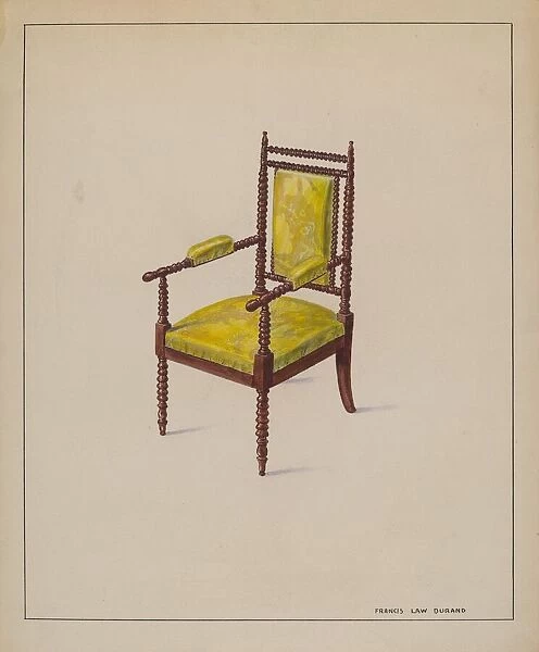 Childs (living room) Chair, c. 1937. Creator: Francis Law Durand