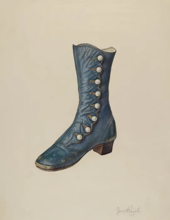Framed Print : Childs Shoe, 1935 / 1942. Creator: Jean Peszel Framed Print : Childs Shoe, 1935 / 1942. Creator: Jean Peszel