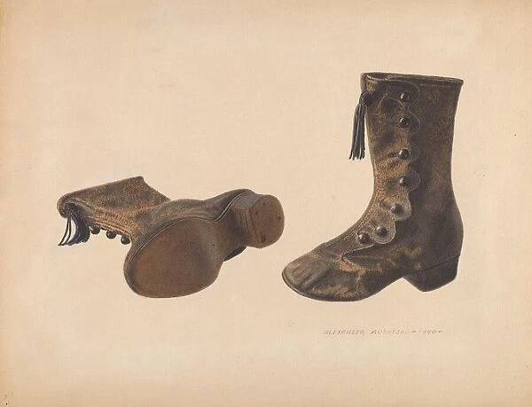 Childs Shoe, 1940. Creator: Alexander Anderson