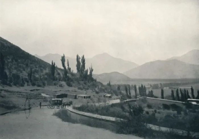 Framed Print : A Chilian Valley, 1911 Framed Print : A Chilian Valley, 1911