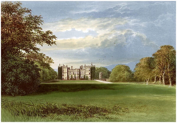 Chillingham Castle, Northumberland, home of the Earl of Tankerville, c1880
