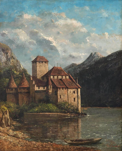 Chillon Castle, after 1873. Creator: Courbet, Gustave (1819-1877)