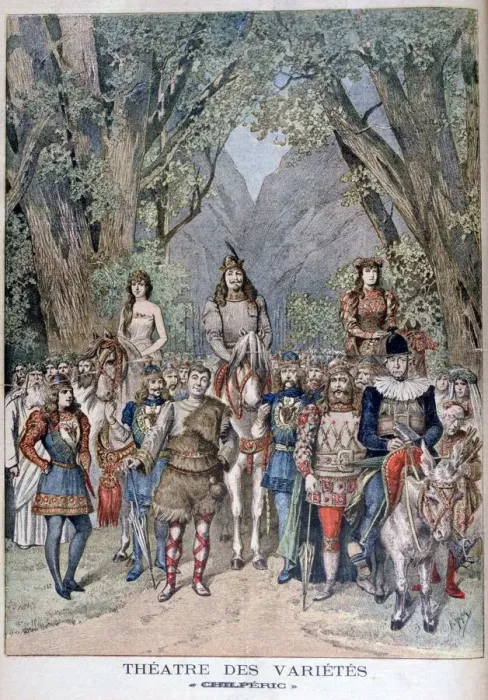 Framed Print : Chilperic, Theatre of Varieties, 1895. Artist: Henri Meyer Framed Print : Chilperic, Theatre of Varieties, 1895. Artist: Henri Meyer