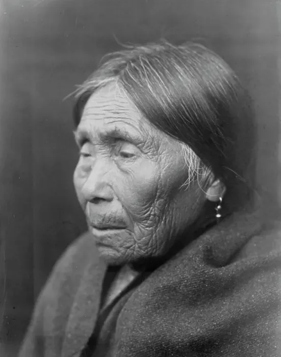 Framed Print : Chimakum woman, c1913. Creator: Edward Sheriff Curtis Framed Print : Chimakum woman, c1913. Creator: Edward Sheriff Curtis