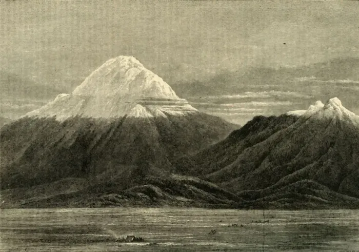 Framed Print : Chimborazo and Carihuairzao, from the Direction of Riobamba, 1881. Creator: Unknown Framed Print : Chimborazo and Carihuairzao, from the Direction of Riobamba, 1881. Creator: Unknown