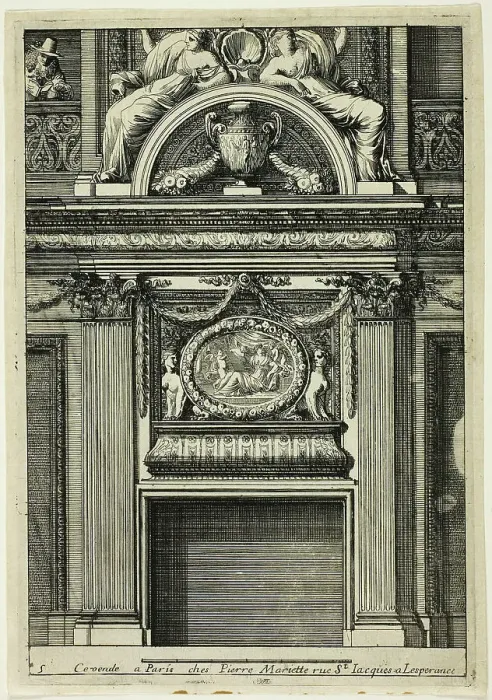 Framed Print : Chimneys in the Italian Manner, c. 1665. Creator: Jean le Pautre Framed Print : Chimneys in the Italian Manner, c. 1665. Creator: Jean le Pautre
