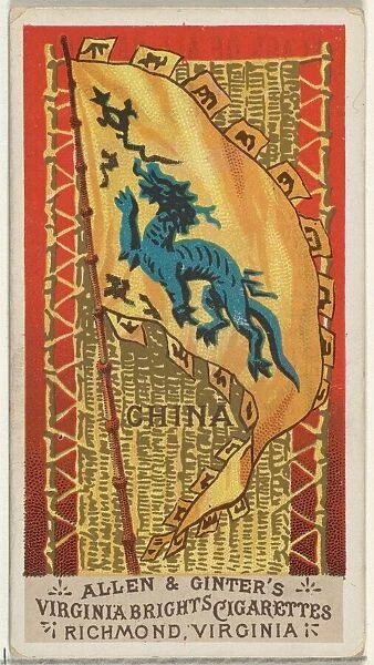 China, from Flags of All Nations, Series 1 (N9) for Allen & Ginter Cigarettes Brands