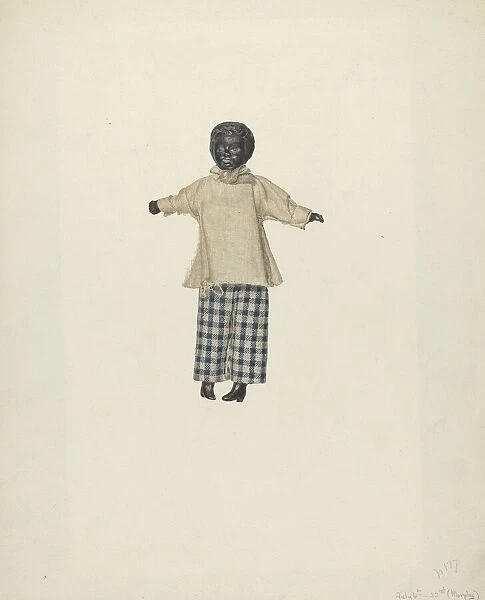 China Headed Negro Doll, 1935  /  1942. Creator: Henry Murphy