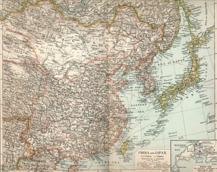 Framed Print : China and Japan, c1903, (1904) Framed Print : China and Japan, c1903, (1904)