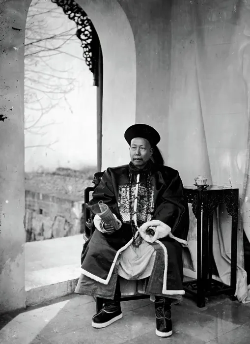 Framed Print : China: a mandarin, 1869. Creator: John Thomson Framed Print : China: a mandarin, 1869. Creator: John Thomson