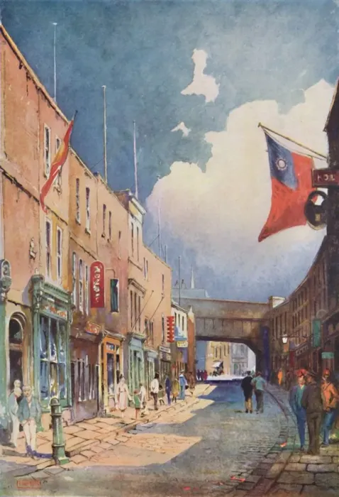 Framed Print : Chinatown, 1920, 1920. Artist: William Monk Framed Print : Chinatown, 1920, 1920. Artist: William Monk
