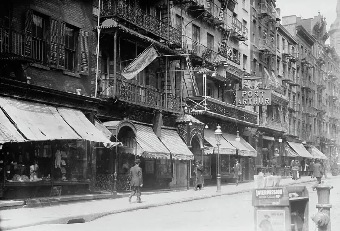 Framed Print : Chinatown after shooting, between c1910 and c1915. Creator: Bain News Service Framed Print : Chinatown after shooting, between c1910 and c1915. Creator: Bain News Service