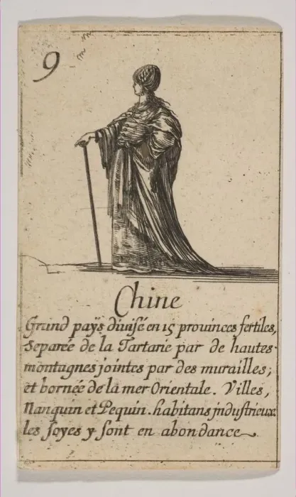 Framed Print : Chine, 1644. Creator: Stefano della Bella Framed Print : Chine, 1644. Creator: Stefano della Bella