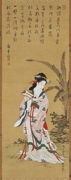Chinese Beauty, late 1700s-early 1800s. Creator: Kubo Shunman (1757-1820)