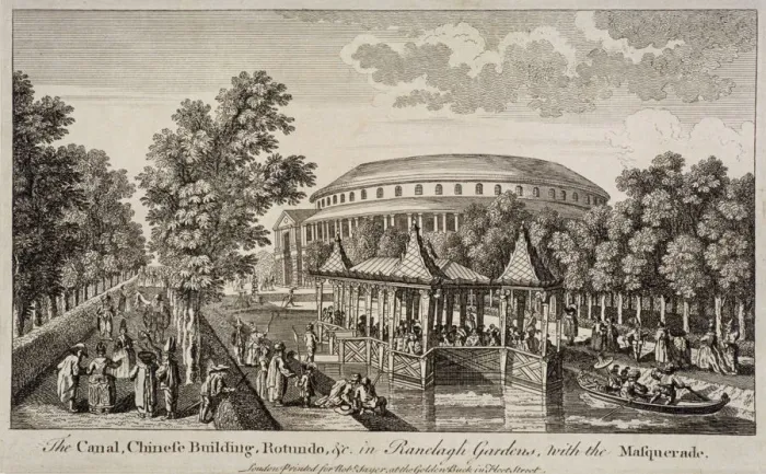 Framed Print : The Chinese Building and Rotunda in Ranelagh Gardens, Chelsea, London, c1750. Artist Framed Print : The Chinese Building and Rotunda in Ranelagh Gardens, Chelsea, London, c1750. Artist