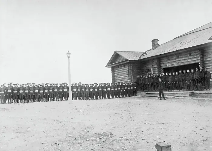 Framed Print : Chinese Captives in Aleksandrovsk Post, 1890. Creator: Ivan Nikolaevich Krasnov Framed Print : Chinese Captives in Aleksandrovsk Post, 1890. Creator: Ivan Nikolaevich Krasnov